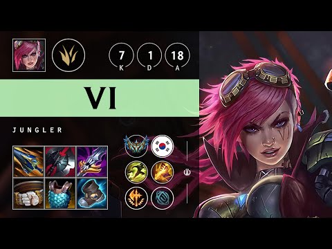 Vi Jungle vs Lillia - KR Challenger Patch 25.08
