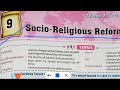 ICSE class 8 history chapter 9 Socio Religious Reforms