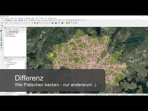 QGIS | Geoverarbeitung - Teil 3 - Differenz