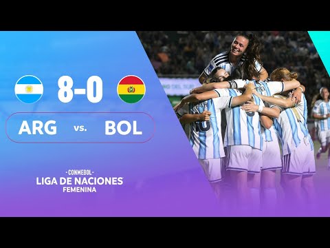 ARGENTINA vs. BOLIVIA | HIGHLIGHTS | CONMEBOL LIGA DE NACIONES FEMENINA