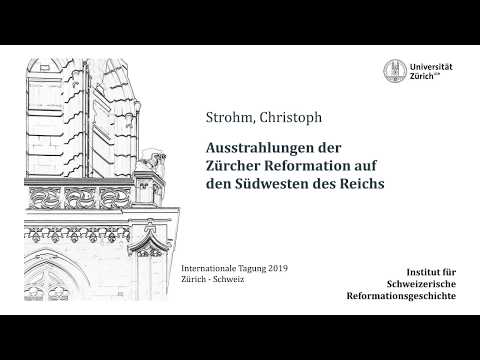 Strohm - Ausstrahlungen der Zürcher Reformation auf den Südwesten des Reichs
