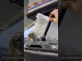 How to Clean Your Windows in Cold Weather #antifreeze #windshield #winter #snow #alaska  #shorts