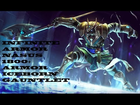 INFINITE ARMOR NASUS - Training tool glitch
