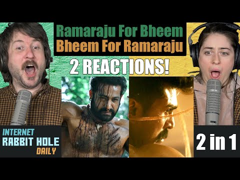 Ramaraju for Bheem | Bheem for Ramaraju | RRR | 2 REACTIONS | irh daily REACTION!