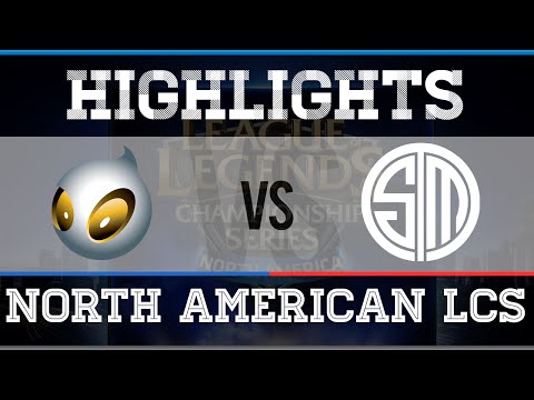 NA LCS Spring 2015 Highlights : Dignitas vs Team SoloMid (W3D1)