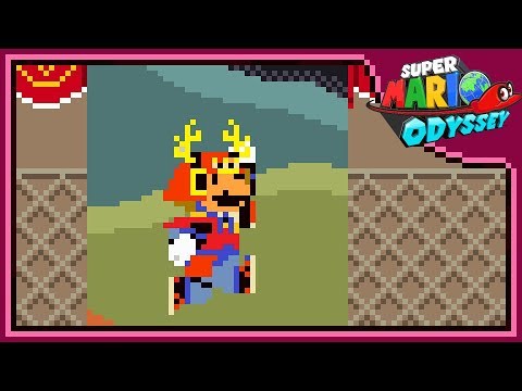 Bowser's Castle: Main Courtyard (8-BIT) - Super Mario Odyssey