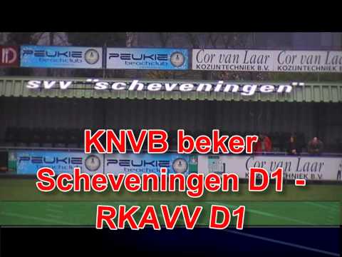 Scheveningen D1 - RKAVV D1, eindstand 3 - 0