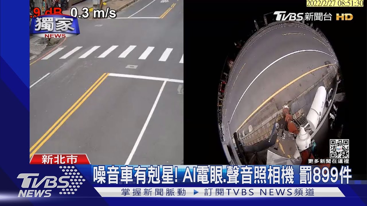 這攝影機超猛!偵測噪音、辨識車牌、判別排氣管 已罰492件