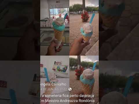 sorveteria Ke sabor em na cidade de Ministro Andreazza Rondônia fica perto da praça