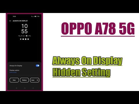 OPPO A78 5G || Always On Display Use Kre 👍