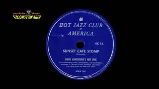 SUNSET CAFE STOMP - Louis Armstrong´s Hot Five