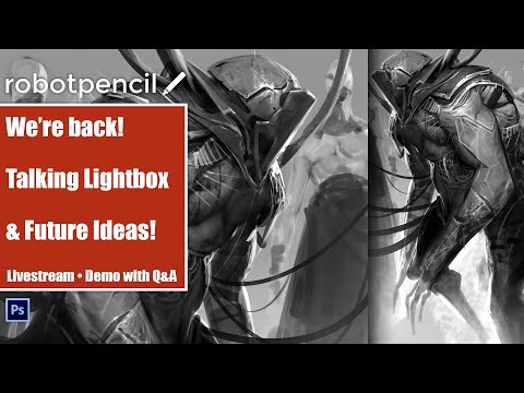Robotpencil Stream 35 - We're back!  Talking Lightbox & Future Ideas!