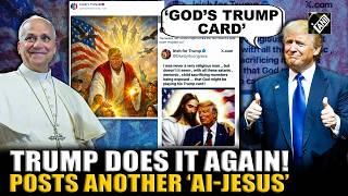‘God playing his Trump card…’: Trump posts another AI image with Jesus, sparks backlash