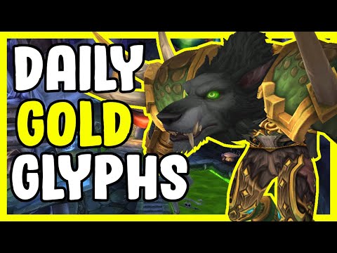 Daily Glyph Sales In WoW Shadowlands - Gold Making, Gold Farming Guide