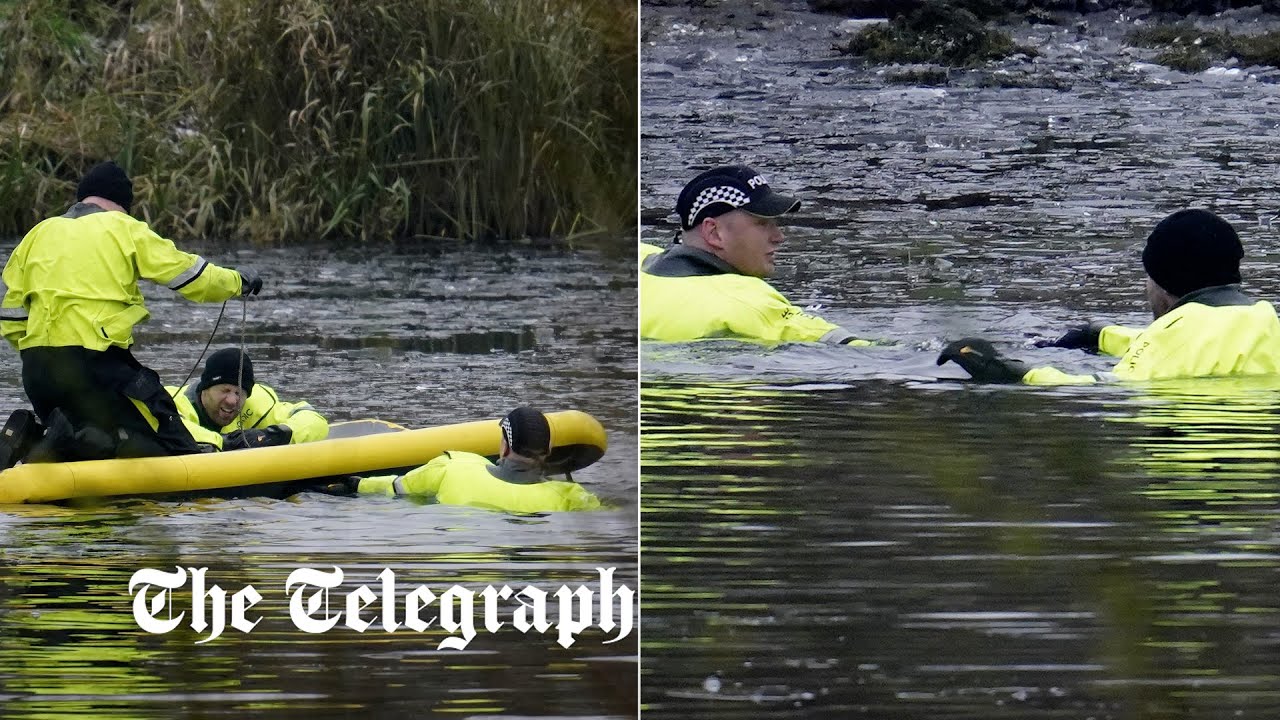 Solihull incident: Police officer punched through ice on Babbs Mill lake to rescue children - Vimarsana News