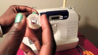How to Thread a Sewing Machine "Brother CS-6000i"