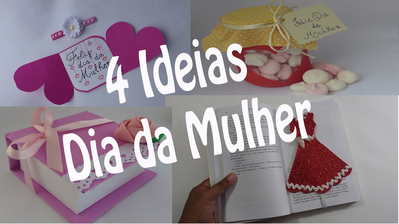 4 Ideias para presentear no Dia da Mulher I Passo a Passo I Faça você mesmo