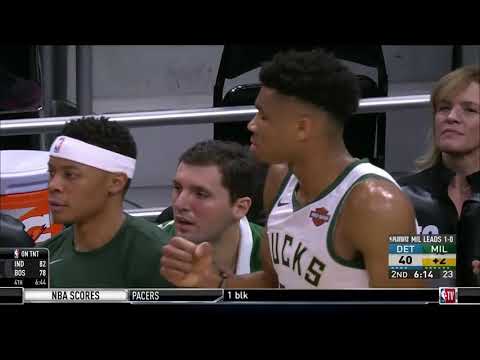 Pat Connaughton 04/17/2019 Detroit Pistons vs Milwaukee Bucks Highlights