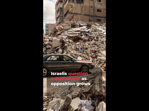 Israelis question Lebanon war as opposition grows | AJ #shorts