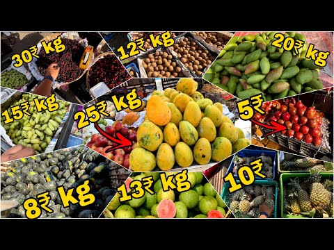 Hyderabad biggest fruit market | Whole sale fruit market in hyderabad | Mozamjahi📍
