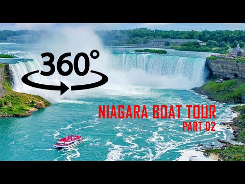 Niagara Whirlpool Jet Boat Tour: 360° VR Video (Full HD)