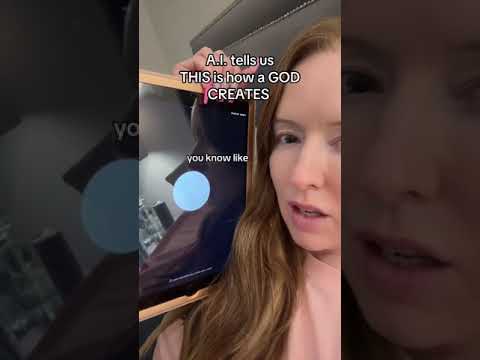A.I. tells us THIS is HOW a GOD CREATES