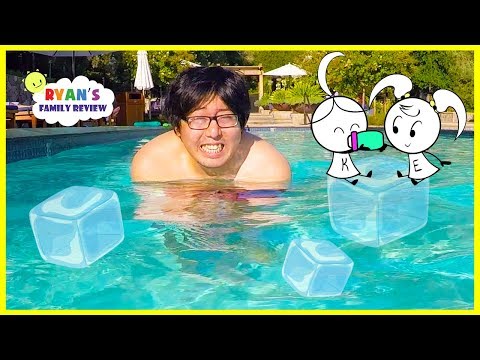 Swimming in Super COLD Water + FUNNY Cartoon Animated  NEW CHANNEL EK DOODLES Video