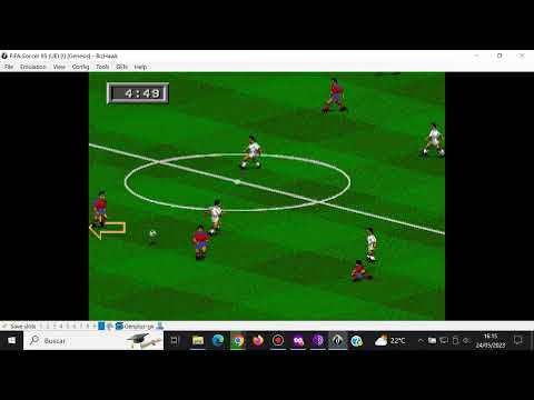 FIFA Soccer 95 - Sega Genesis Mega Drive - BizHawk 2.9 - Test Windows 10