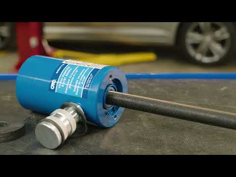 Easy leaf spring bushing removal and replacement. With hydraulics!