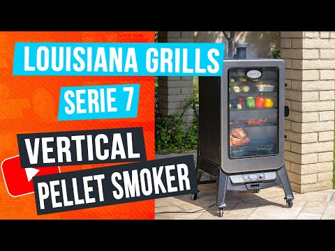 Presentation and demonstration of the Louisiana Grills Serie 7 pellet smoker