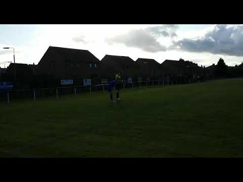 The 5th goal of burntisland shipyard 9 against Stirling university