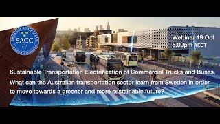 Sustainable Transport Webinar 19 Oct 2021