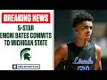 2022 5-star Emoni Bates commits to Michigan State | CBS Sports HQ