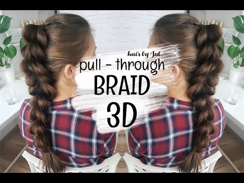 Pull through braid 3d krok po kroku - hair by Jul