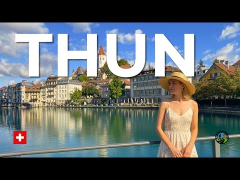 🇨🇭 Thun Walk 4K – Switzerland’s Most Beautiful Riverside Town