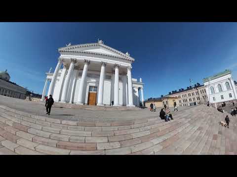 Tuomiokirkko ja Senaatintori Helsinque | Vídeo 360 | Atrações turísticas da Finlândia