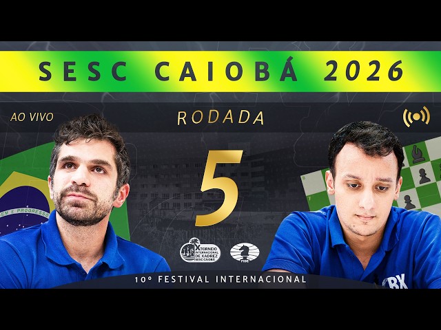O MAIOR ESPETÁCULO DA TERRA!!!!!!!!!!! SESC CAIOBÁ 2026 - RODADA5
