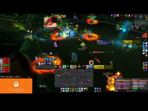 Mythic Imonar the Soul Hunter - Antorus - Memoria Erratus Restoration Druid Healer POV