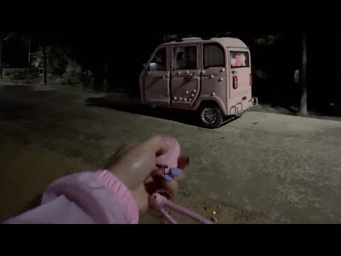 Cozy Rainy Night in a Tricycle Camper 🌧️ | Secret Base relax Vibes, Gaming &TV shows and Sleeping