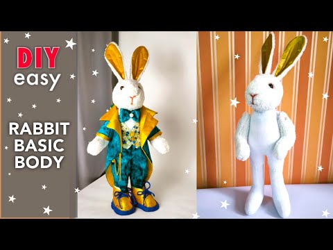 Easter Bunny Spring Decor Rabbit Basic Body Rabbit Without Clothes