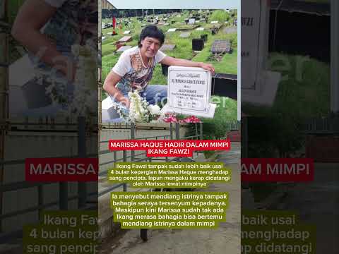 Marissa Haque hadir dalam mimpi Ikang Fawzi