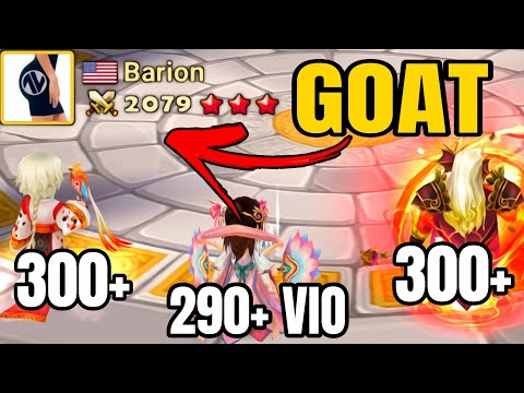 Barion abuses Enemies with 300+ SPD Monsters - Summoners War
