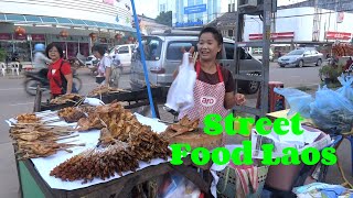 LAOS FOOD, STREET FOOD IN LAOS, ASIAN STREET FOOD