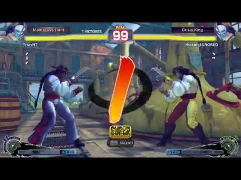 Tribute to an average Claw - TriasNT (Claw) vs a whole bunch of people — SSF4 AE 2012
