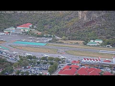 Gustaf III Airport, Taking off live webcam