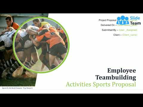 Employee Teambuilding Activities Sports Proposal PowerPoint Presentation Slides