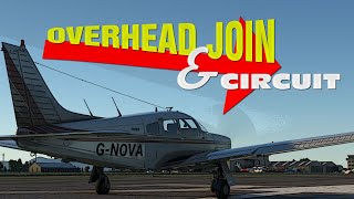 MSFS : Just Flight Piper PA-28R Arrow III : Overhead Join and Circuit