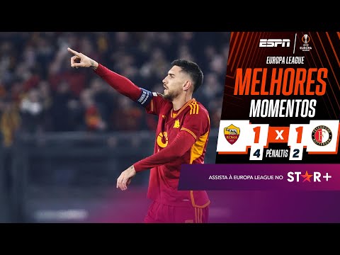 Gols e lances de Roma x Feyenoord