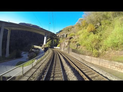 Gotthard: Führerstandsmitfahrt Bellinzona - Airolo