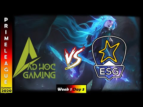 ad hoc gaming vs EURONICS Gaming Highlights | Prime League Pro Division Summer 2020 | Week 1 Day 3